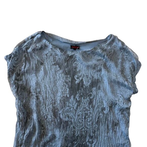 Carla Conti 100% Italian Silk Boho Sleeveless Printed Blouse Size Medium - Picture 2 of 8